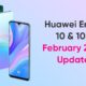 Huawei Enjoy 10 February 2022 update