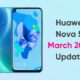 Huawei Nova 5i March 2022 update
