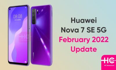 Huawei Nova 7 SE February 2022 update