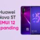 Huawei Nova 5t emui 12 expanding