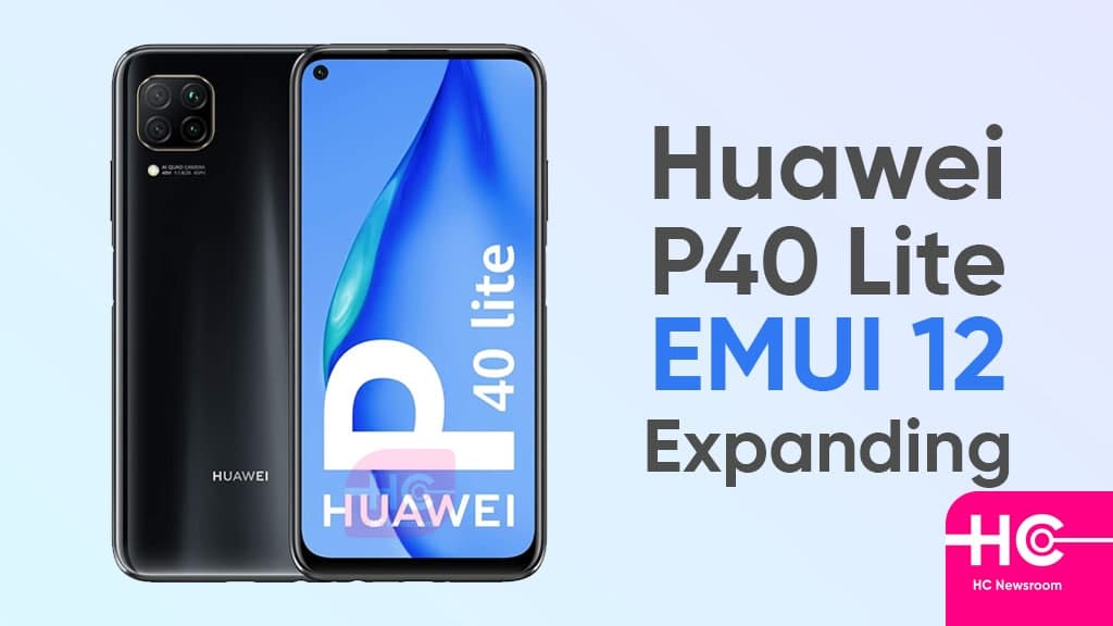 Huawei P40 Lite EMUI 12 expanding