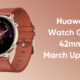 Huawei Watch GT 2 March 2022 update