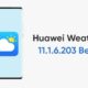 Huawei Weather 11.1.6.2033 beta