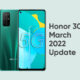 honor 30 march 2022 update