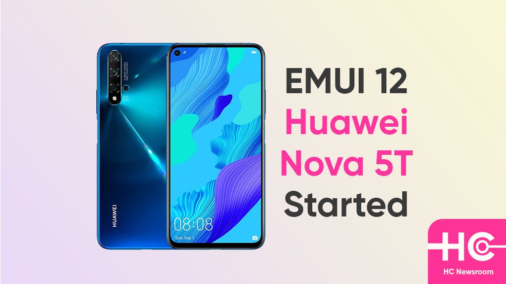 Huawei nova 5t stable emui 12