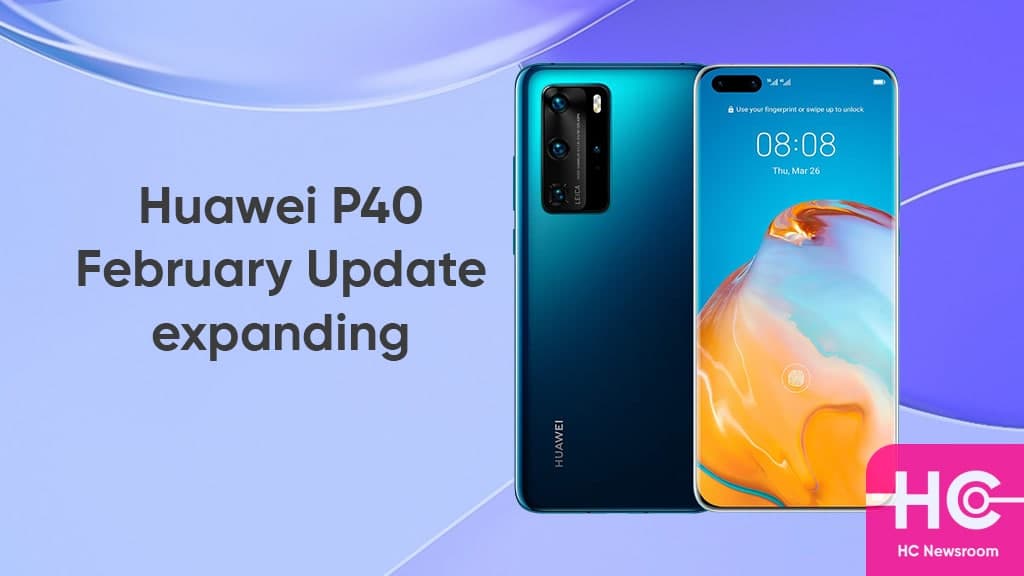 Huawei p40 february 2022 emui update