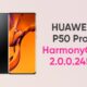 Huawei p50 pro harmonyos 2.0.0.245