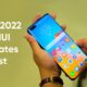 Huawei EMUI April 2022 updates