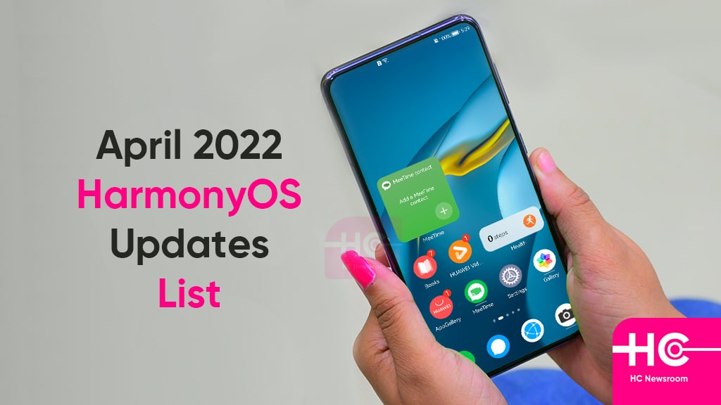 Huawei HarmonyOS April 2022 updates
