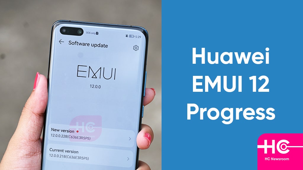 Huawei EMUI 12 progress
