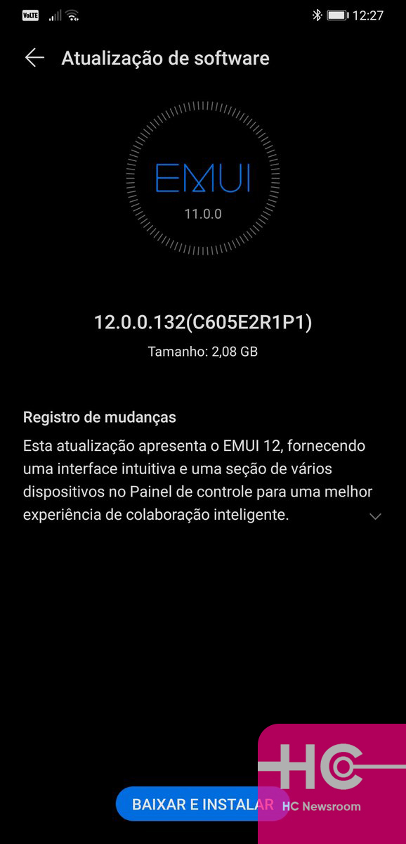 Huawei Mate 20 EMUI 12 Brazil 
