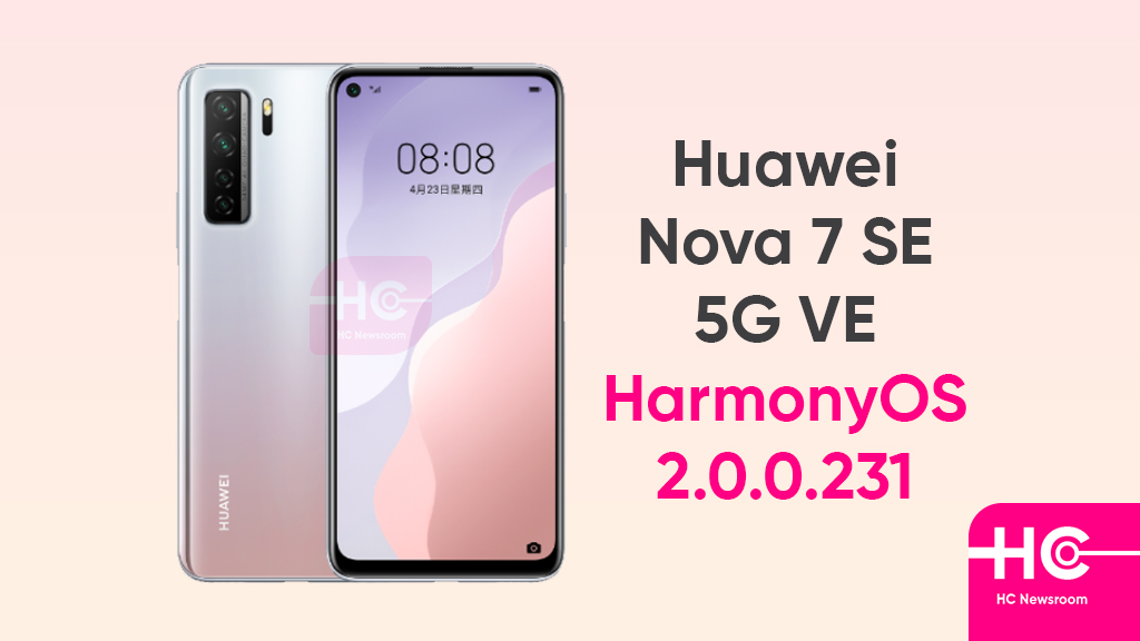 Huawei Nova 7 SE HarmonyOS 2.0.0.231