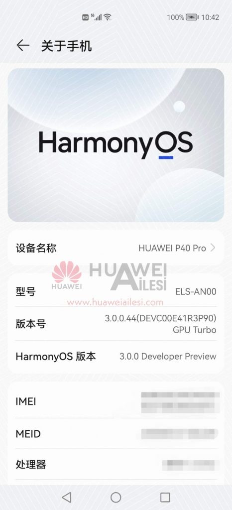 Huawei P40 Pro HarmonyOS 3.0 