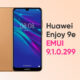 Huawei Enjoy 9 EMUI 9.1.0.299 update