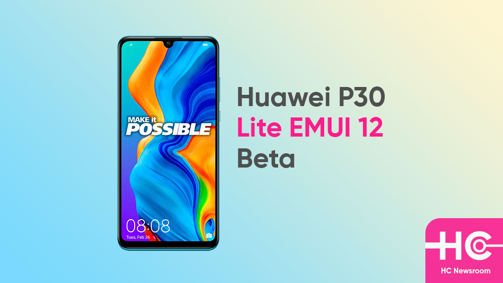 Huawei P30 Lite EMUI 12 beta