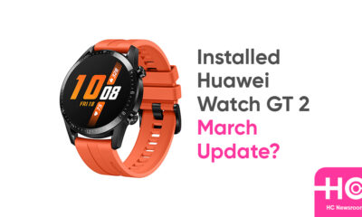 installed Huawei Watch GT 2 march 2022 update