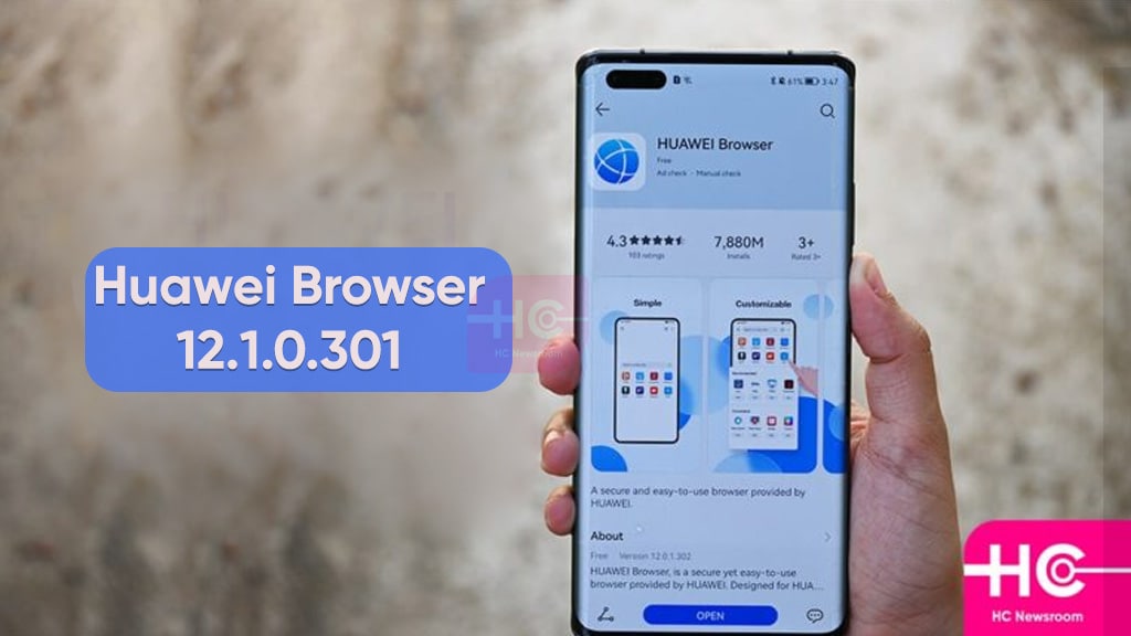 HUAWEI Browser 12.1.0.301 update
