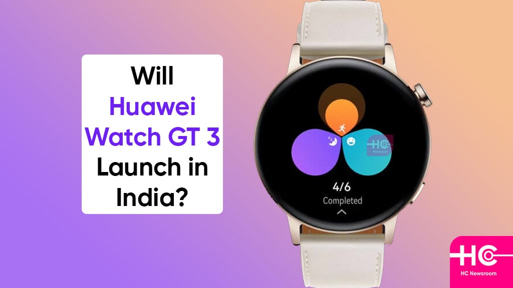 Huawei Watch GT 3 rumored to launch in India soon