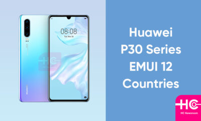 Huawei P30 EMUI 12 countries