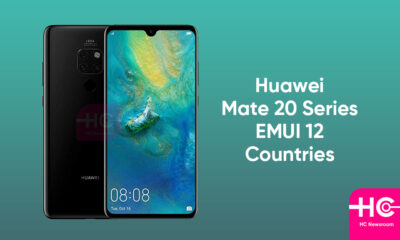 Huawei Mate 20 EMUI 12 countries