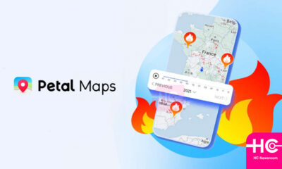 Huawei Petal Maps fire layer