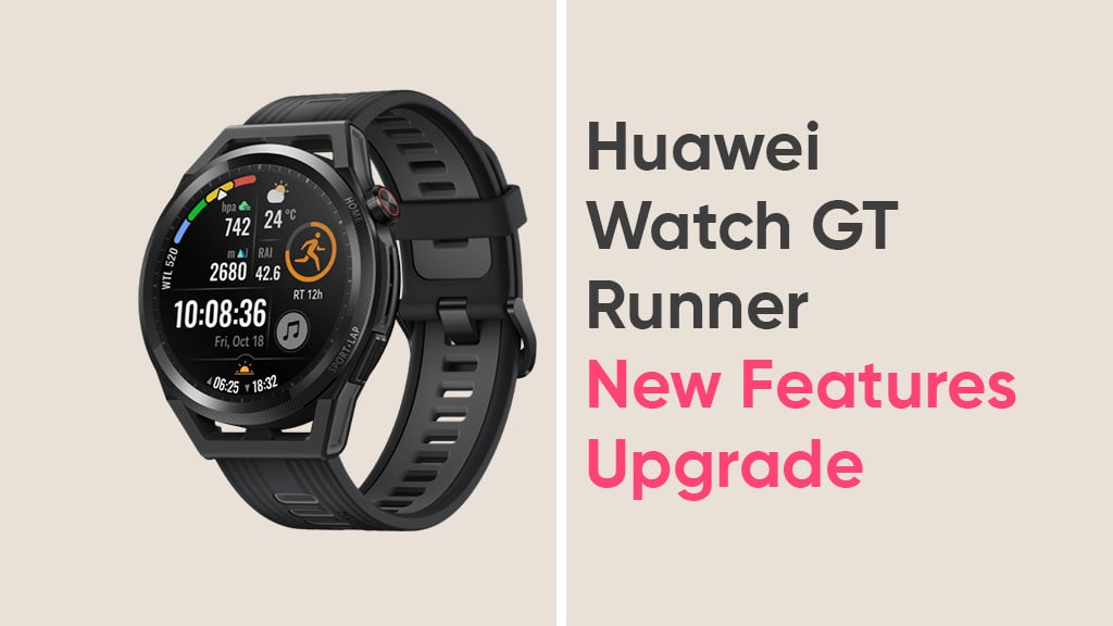 huawei watch gt runner new features