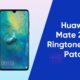 Huawei Mate 20 X Ringtone patch
