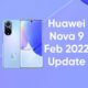 huawei nova 9 february 2022 update