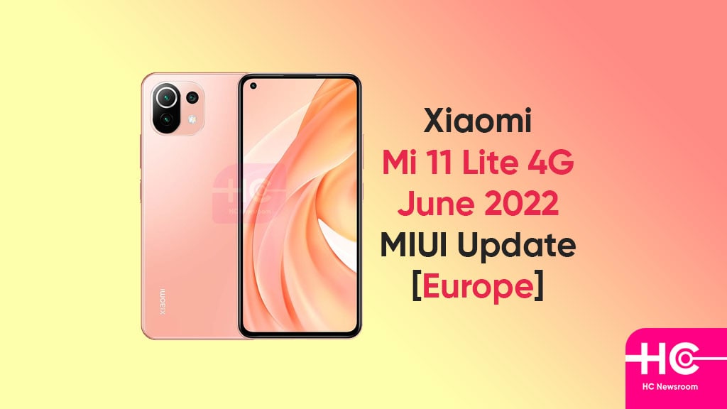 Xiaomi Mi 11 Lite June 2022 update