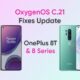 OnePlus 8 series 8T OxygenOS 12 update