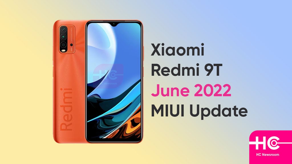 Xiaomi Redmi 9T begins collecting June 2022 security update 