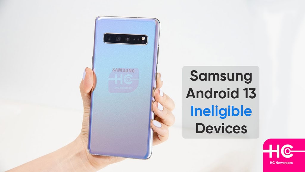Samsung Android 13 Ineligible Devices