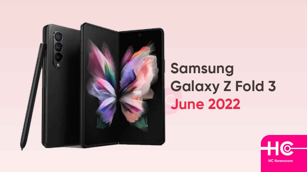 Samsung Galaxy Z Fold 3 June 2022 Canada