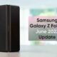 Samsung Galaxy Z Fold 3 June update