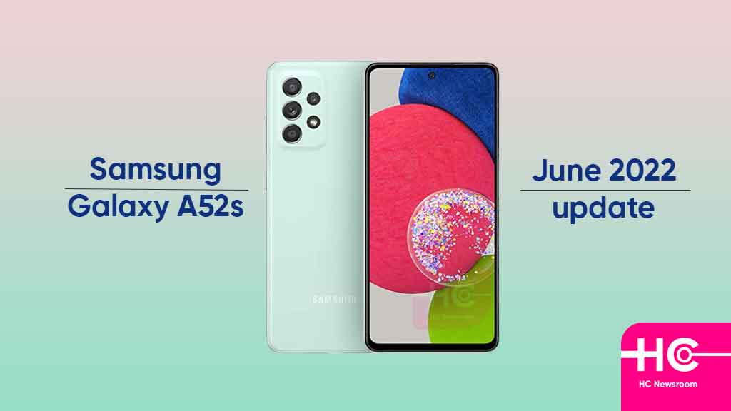 Samsung Galaxy A52s June update
