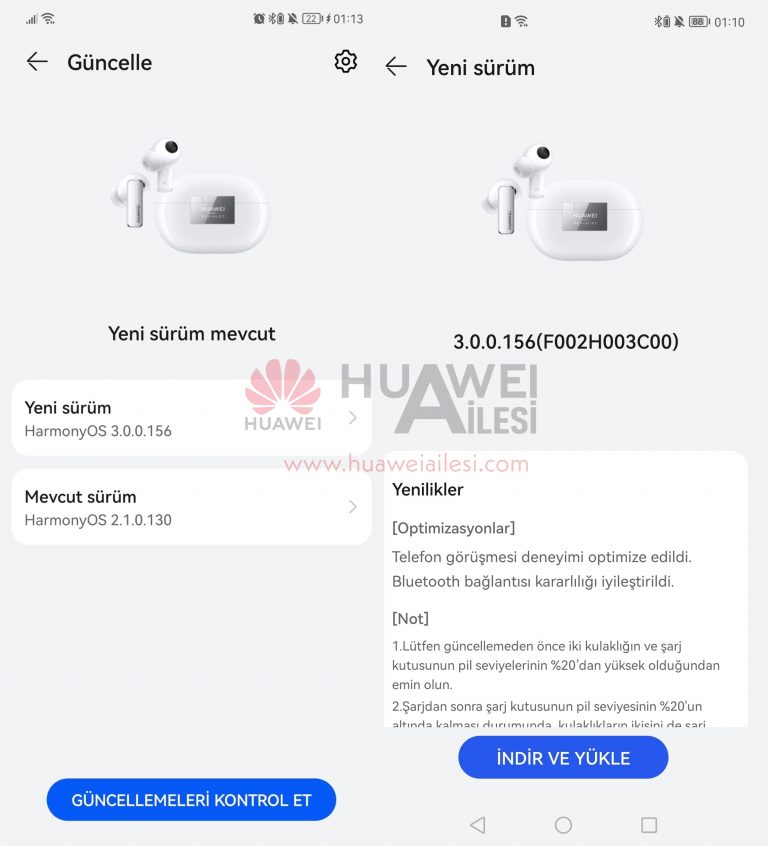 Huawei FreeBuds Pro 2 HarmonyOS 3 update