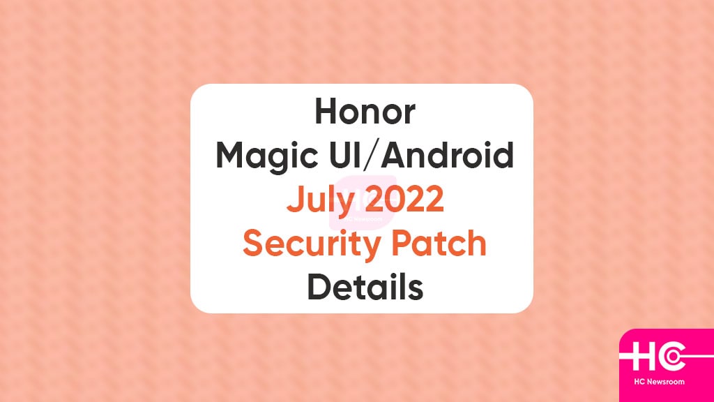 Honor Magic UI July 2022 details