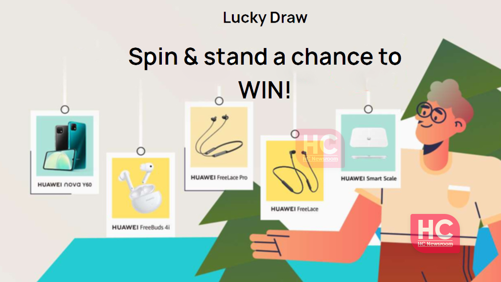 Huawei South Africa Spin and Win contest