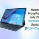 Huawei MatePad 11 July 2022 update