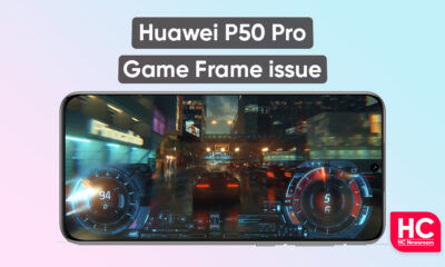 Huawei P50 Pro game frame dropped