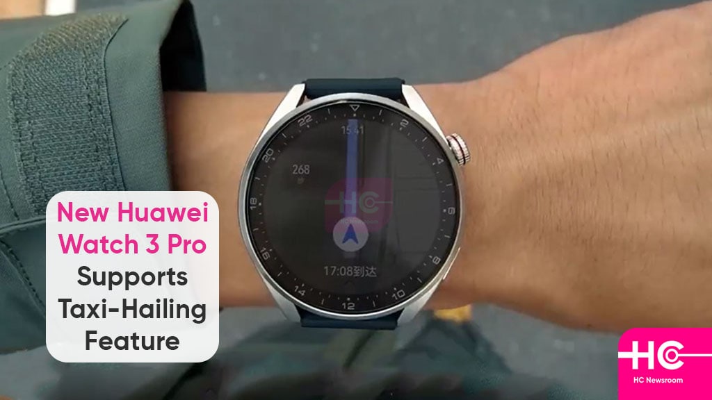Huawei Watch 3 Pro Taxi feature
