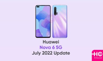 Huawei Nova 6 July 2022 update
