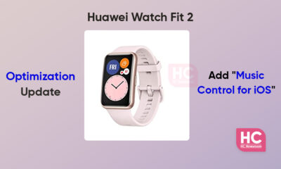 Huawei Watch Fit 2 iOS Music control