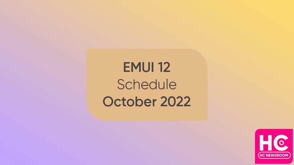 EMUI 12 october 2022