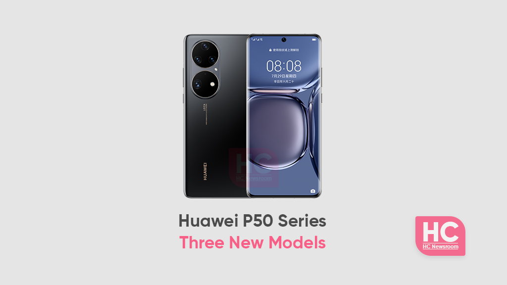 three new huawei p50