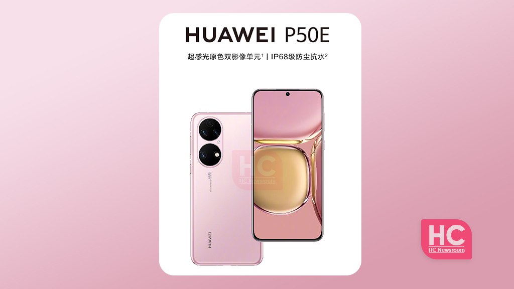 Huawei P50E pink