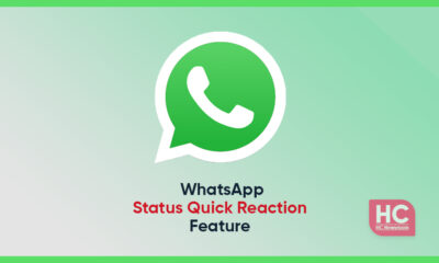 status WHatsApp quick reaction feature