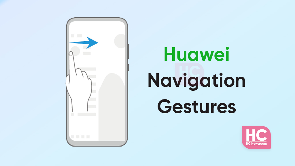  system navigation gestures Huawei 