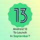 Google Android 13 September