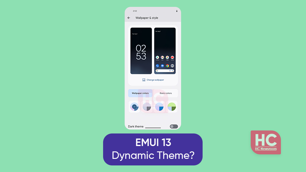 emui 13 android dynamic theme
